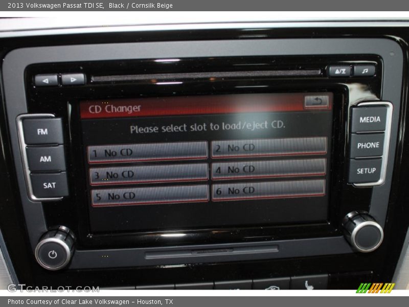 Black / Cornsilk Beige 2013 Volkswagen Passat TDI SE