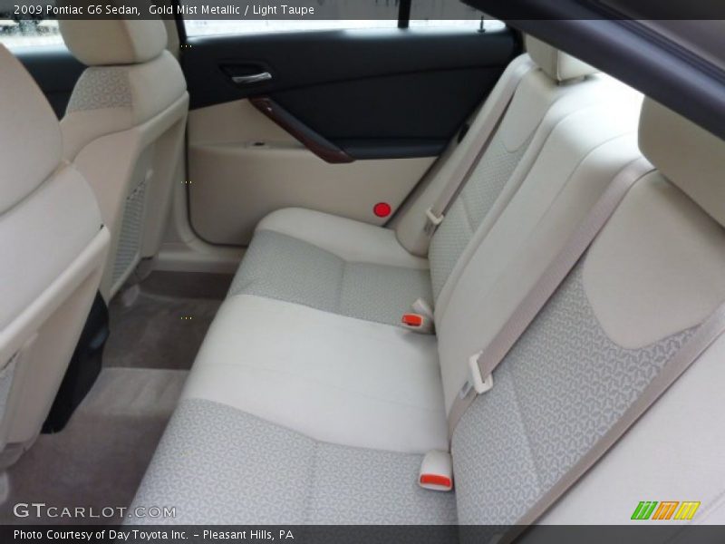Gold Mist Metallic / Light Taupe 2009 Pontiac G6 Sedan