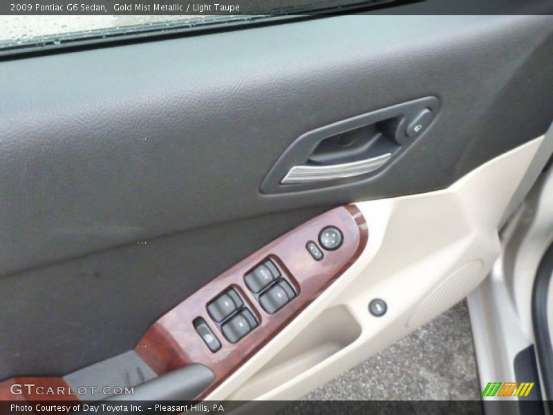 Gold Mist Metallic / Light Taupe 2009 Pontiac G6 Sedan