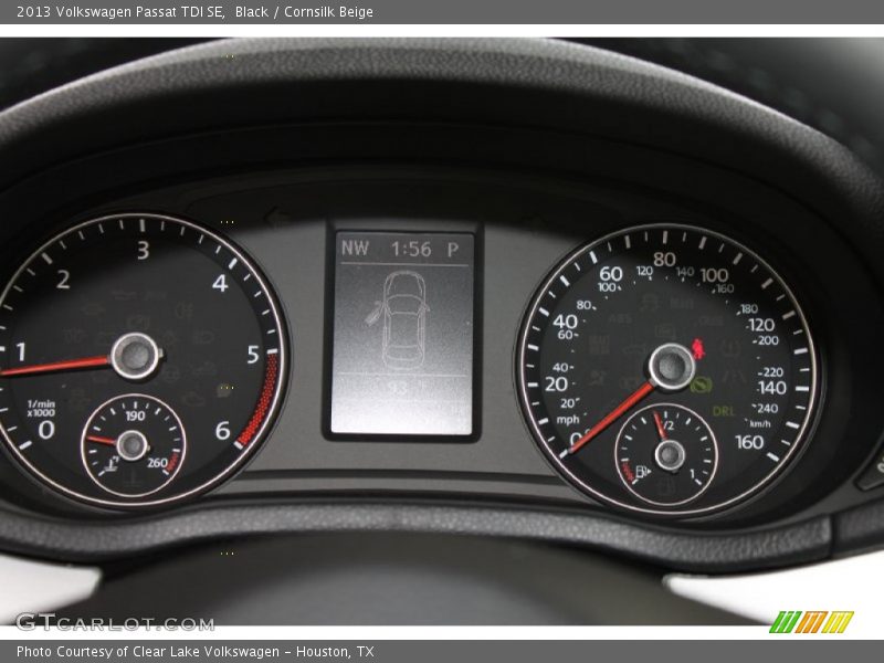 Black / Cornsilk Beige 2013 Volkswagen Passat TDI SE