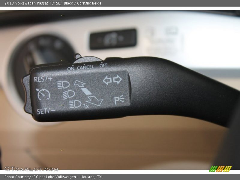 Black / Cornsilk Beige 2013 Volkswagen Passat TDI SE