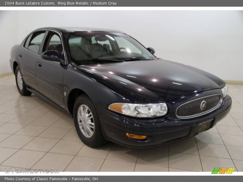 Ming Blue Metallic / Medium Gray 2004 Buick LeSabre Custom