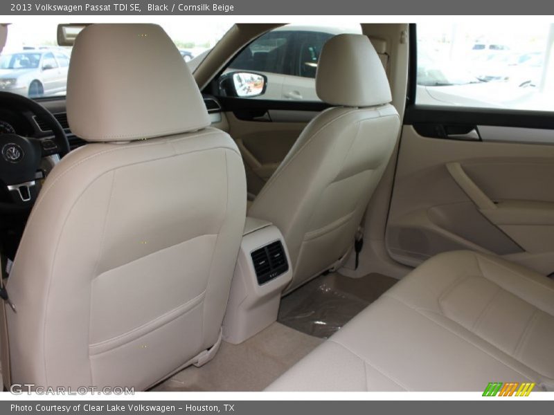 Black / Cornsilk Beige 2013 Volkswagen Passat TDI SE