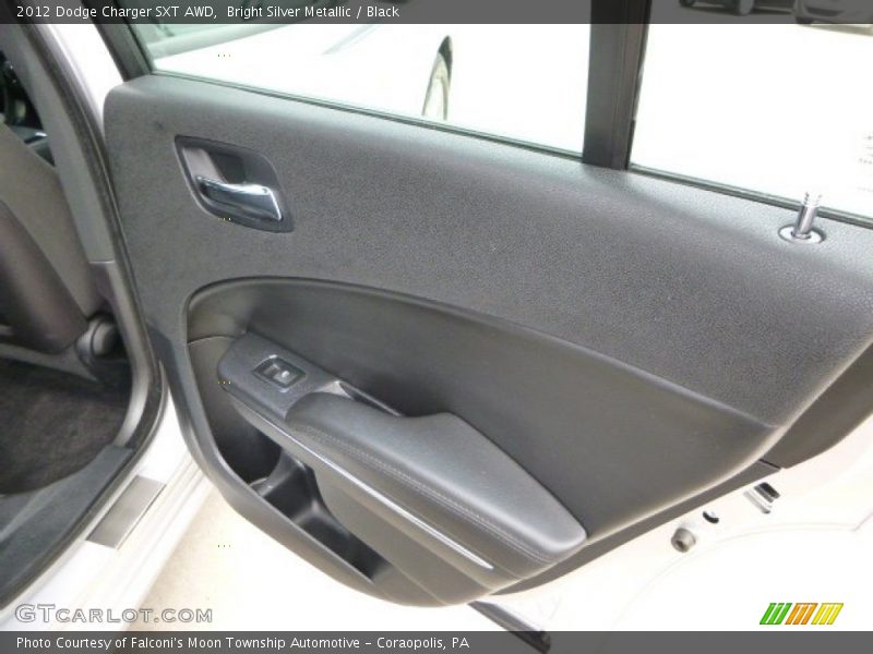 Bright Silver Metallic / Black 2012 Dodge Charger SXT AWD