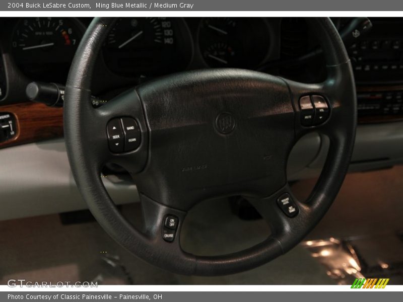 Ming Blue Metallic / Medium Gray 2004 Buick LeSabre Custom
