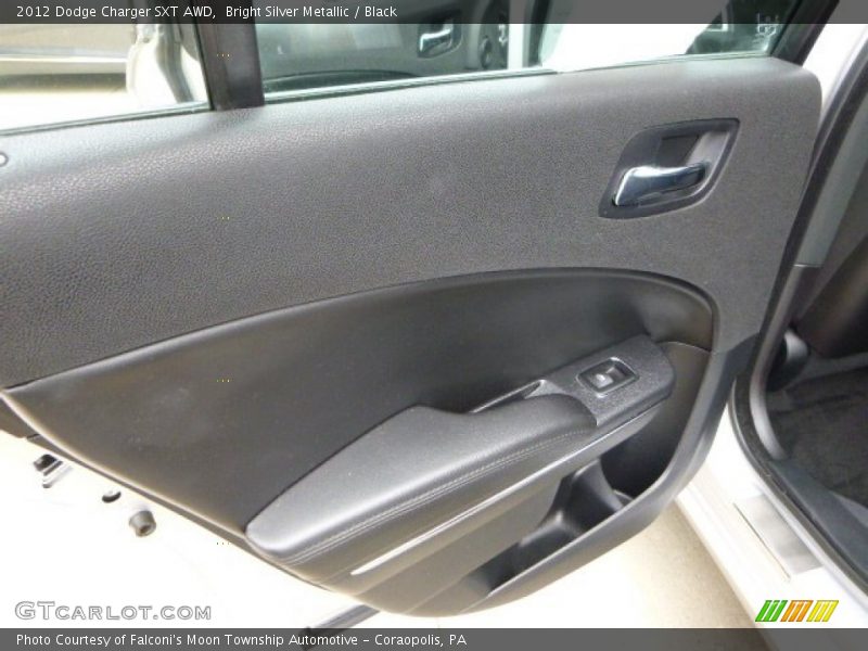 Bright Silver Metallic / Black 2012 Dodge Charger SXT AWD