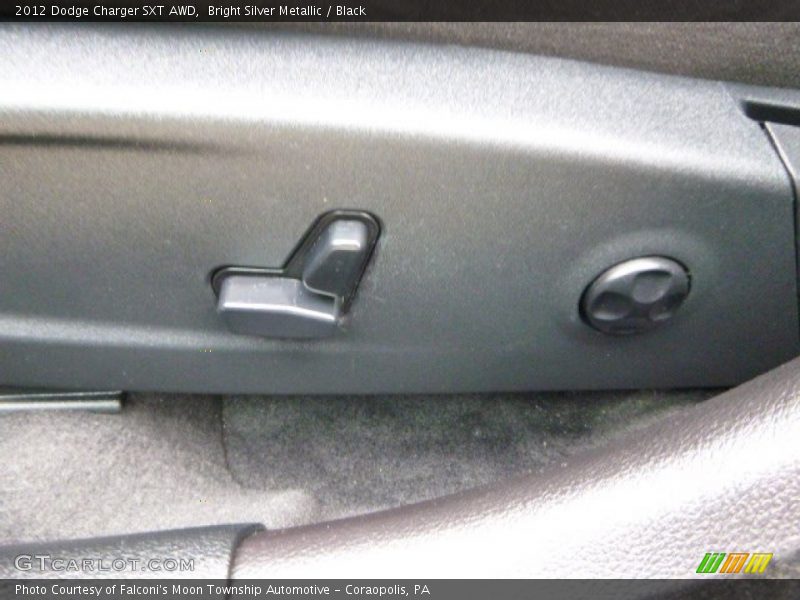 Bright Silver Metallic / Black 2012 Dodge Charger SXT AWD