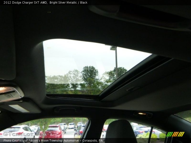 Bright Silver Metallic / Black 2012 Dodge Charger SXT AWD