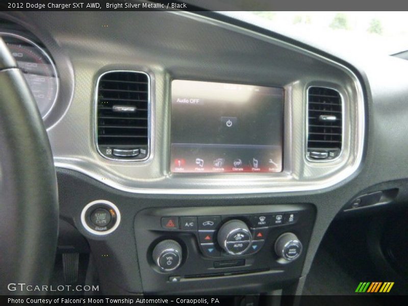 Bright Silver Metallic / Black 2012 Dodge Charger SXT AWD