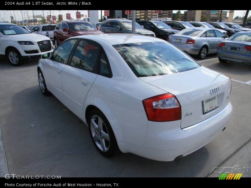 Arctic White / Black 2004 Audi A4 1.8T Sedan