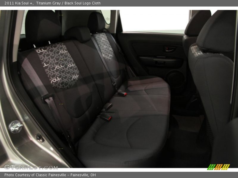 Titanium Gray / Black Soul Logo Cloth 2011 Kia Soul +