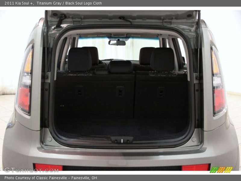 Titanium Gray / Black Soul Logo Cloth 2011 Kia Soul +