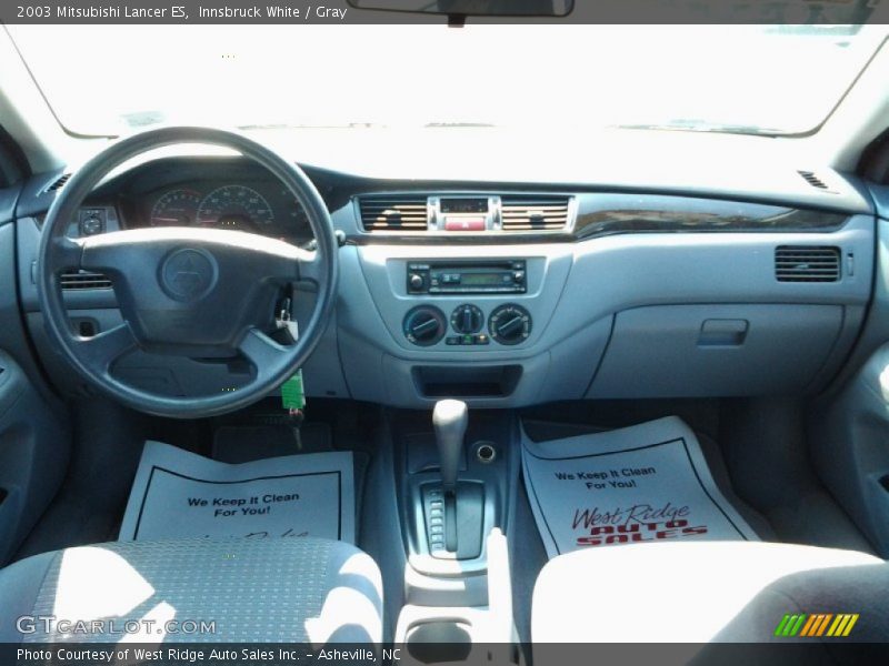 Innsbruck White / Gray 2003 Mitsubishi Lancer ES