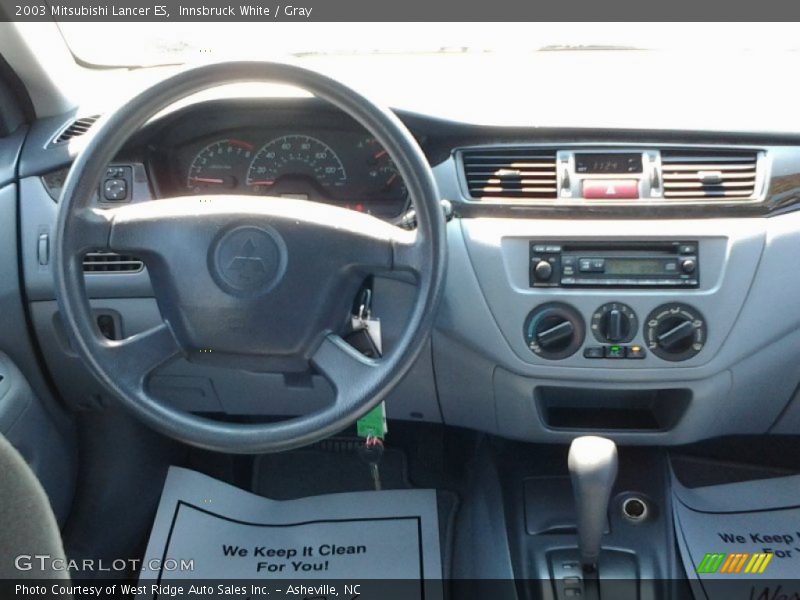 Innsbruck White / Gray 2003 Mitsubishi Lancer ES