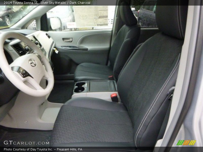  2014 Sienna SE Dark Charcoal Interior