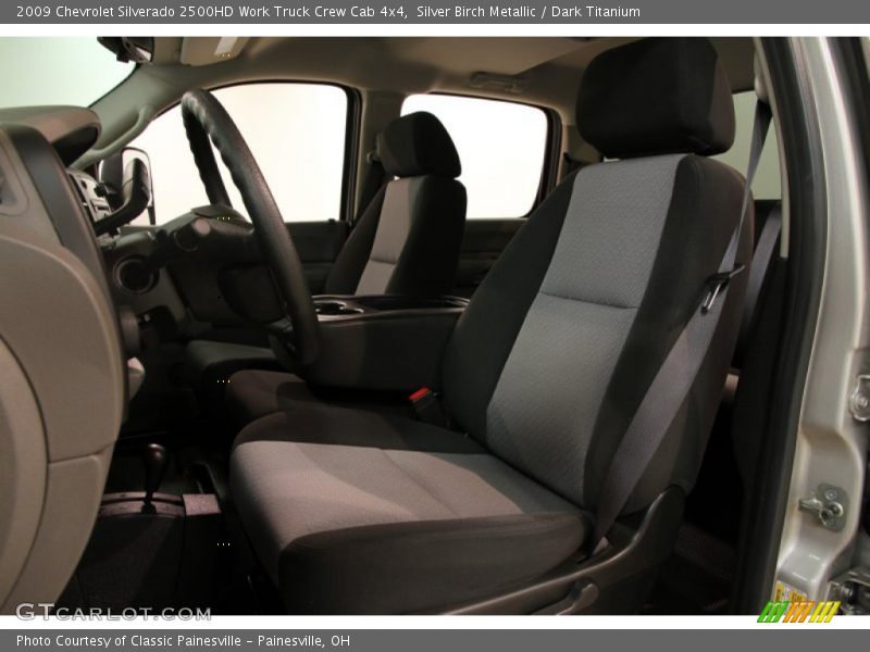 Silver Birch Metallic / Dark Titanium 2009 Chevrolet Silverado 2500HD Work Truck Crew Cab 4x4