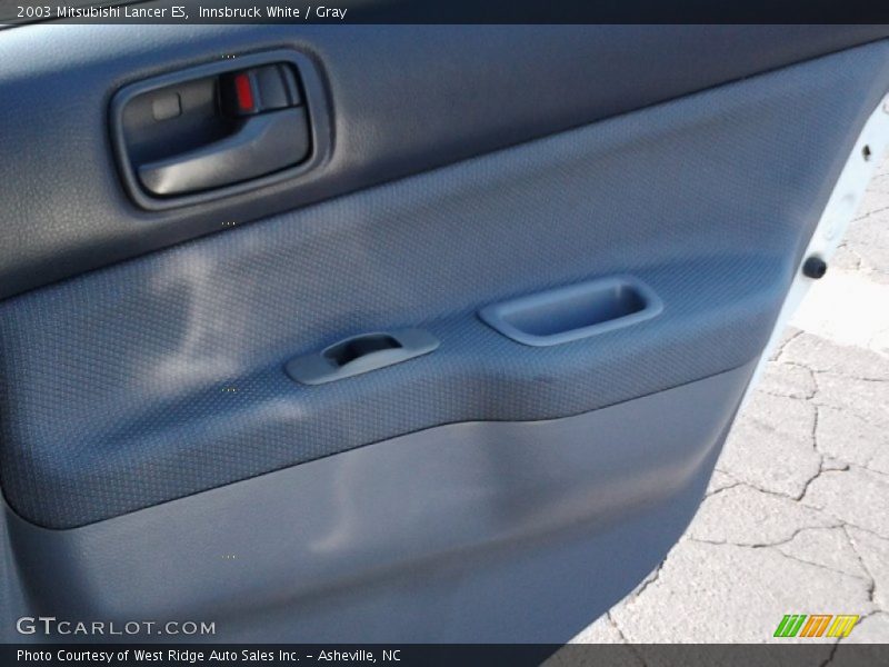 Innsbruck White / Gray 2003 Mitsubishi Lancer ES