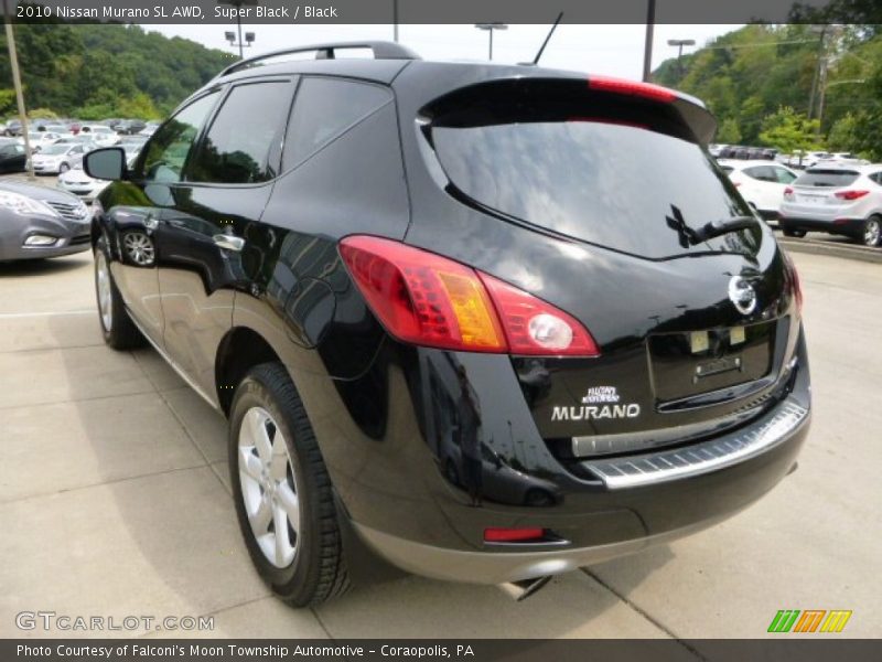 Super Black / Black 2010 Nissan Murano SL AWD