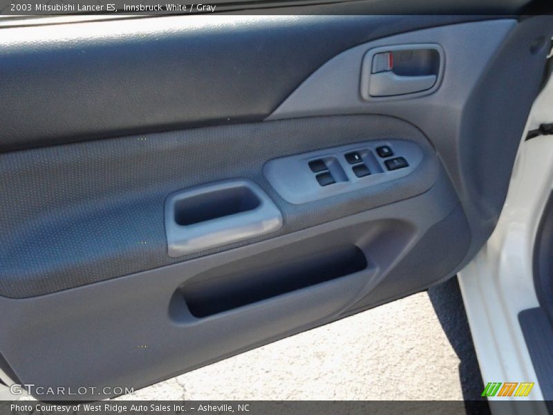 Innsbruck White / Gray 2003 Mitsubishi Lancer ES