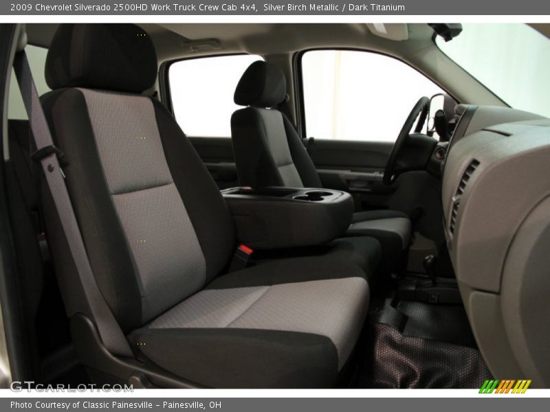 Silver Birch Metallic / Dark Titanium 2009 Chevrolet Silverado 2500HD Work Truck Crew Cab 4x4