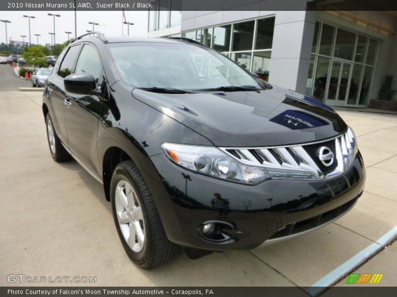 Super Black / Black 2010 Nissan Murano SL AWD