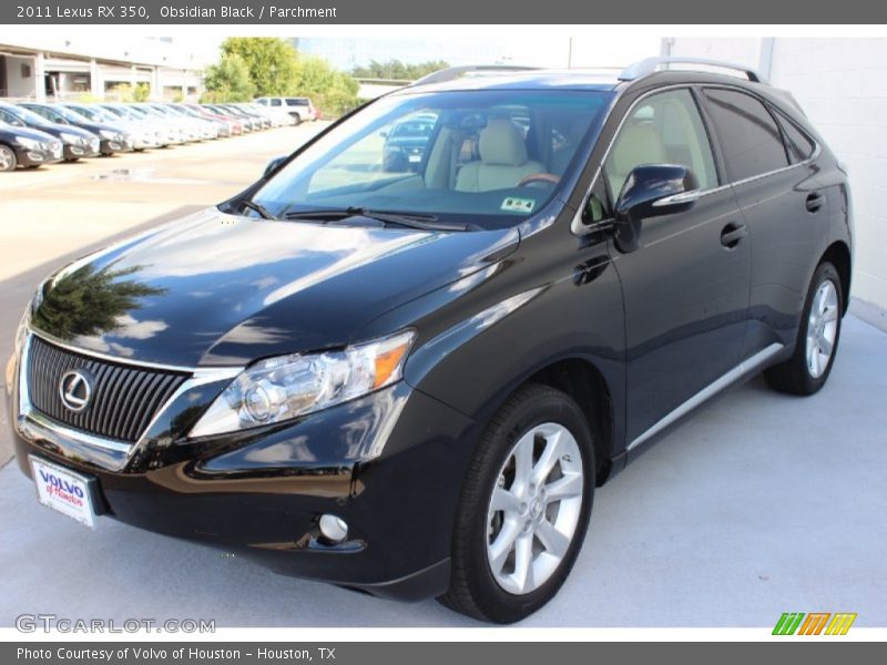 Obsidian Black / Parchment 2011 Lexus RX 350