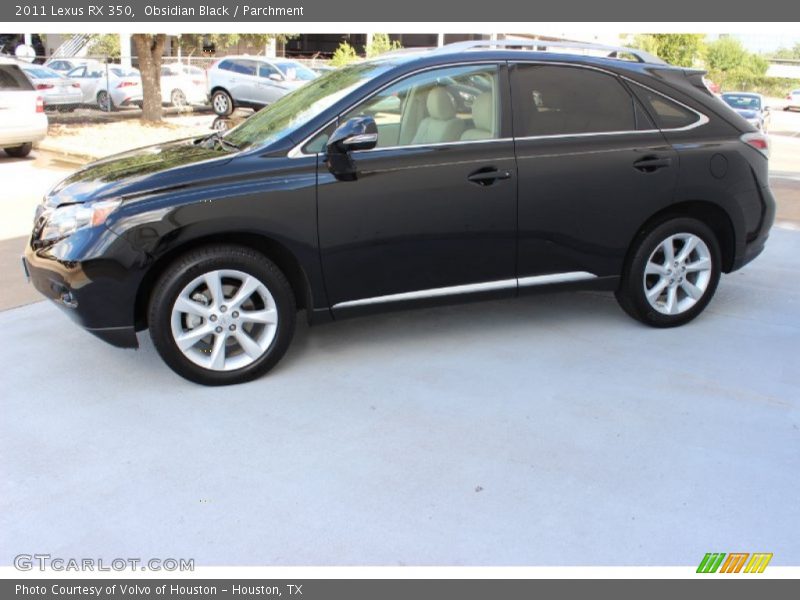 Obsidian Black / Parchment 2011 Lexus RX 350