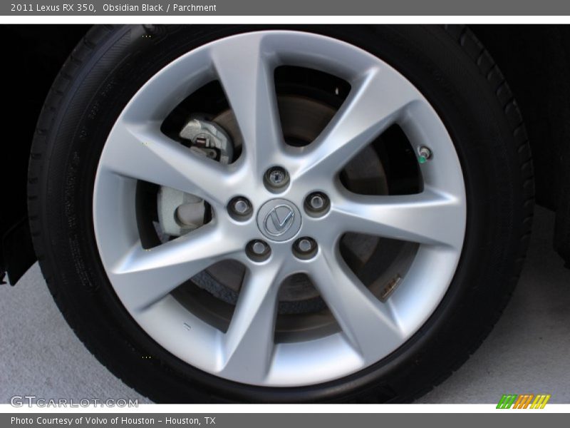 Obsidian Black / Parchment 2011 Lexus RX 350