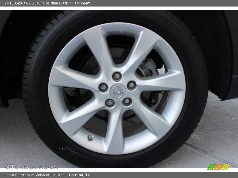 Obsidian Black / Parchment 2011 Lexus RX 350
