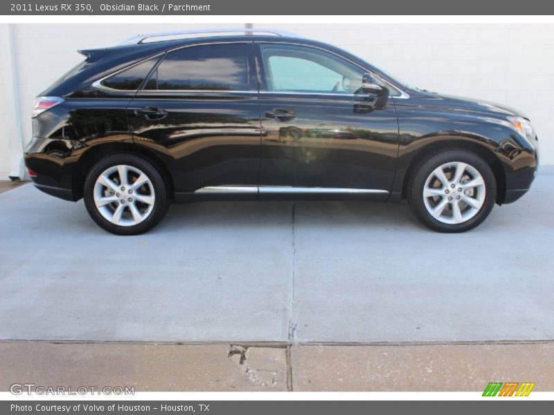 Obsidian Black / Parchment 2011 Lexus RX 350