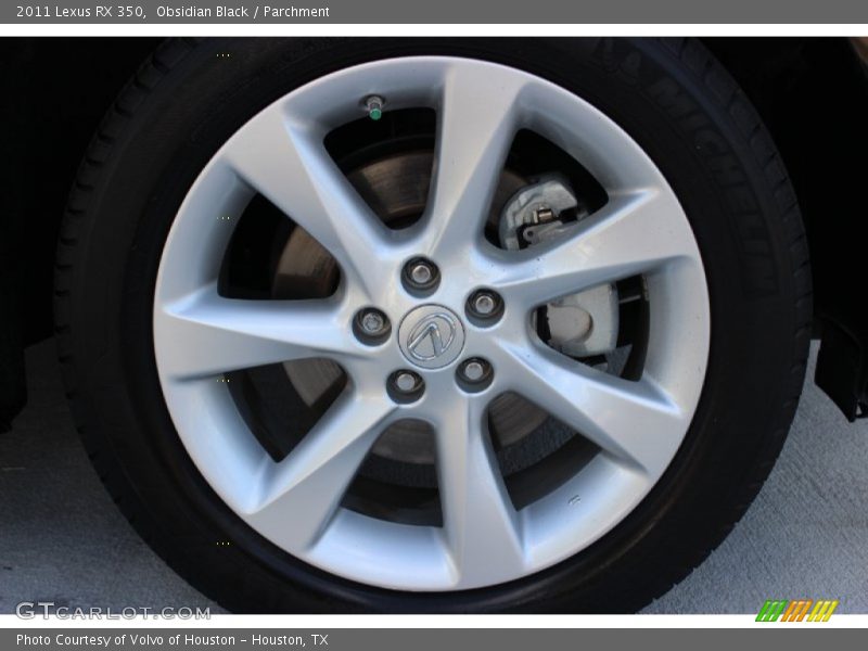 Obsidian Black / Parchment 2011 Lexus RX 350