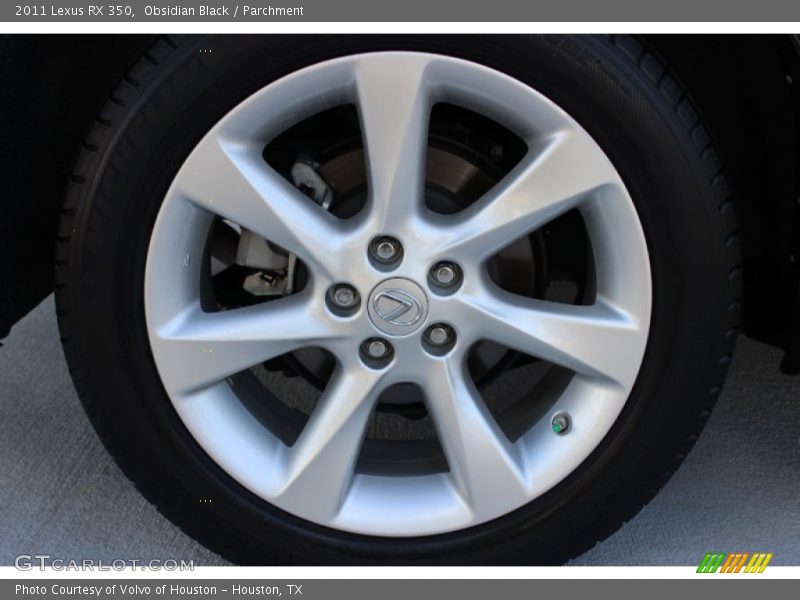 Obsidian Black / Parchment 2011 Lexus RX 350
