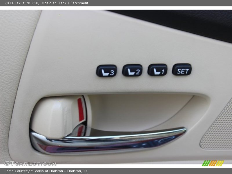 Obsidian Black / Parchment 2011 Lexus RX 350