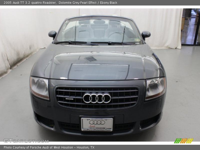 Dolomite Grey Pearl Effect / Ebony Black 2005 Audi TT 3.2 quattro Roadster