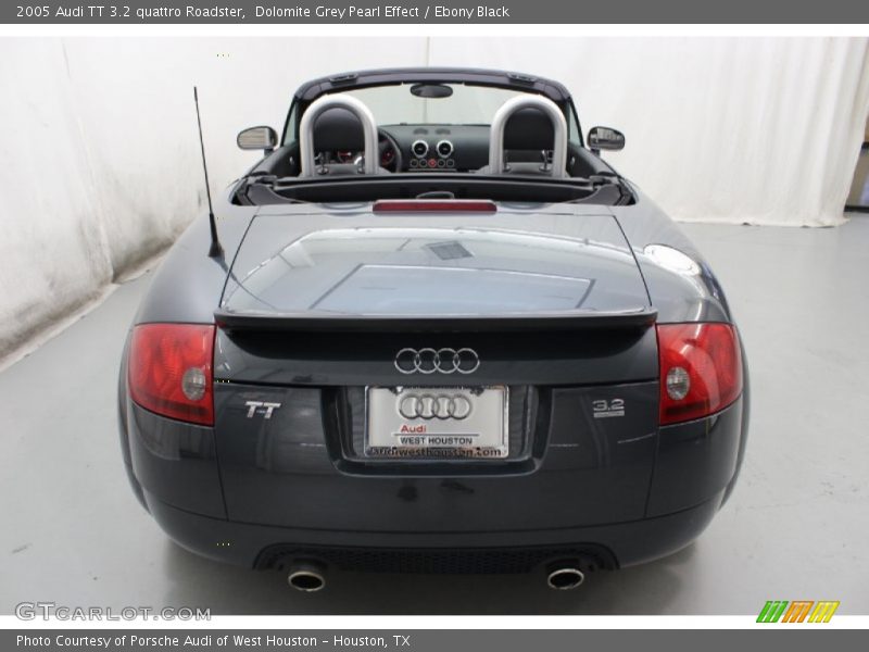 Dolomite Grey Pearl Effect / Ebony Black 2005 Audi TT 3.2 quattro Roadster