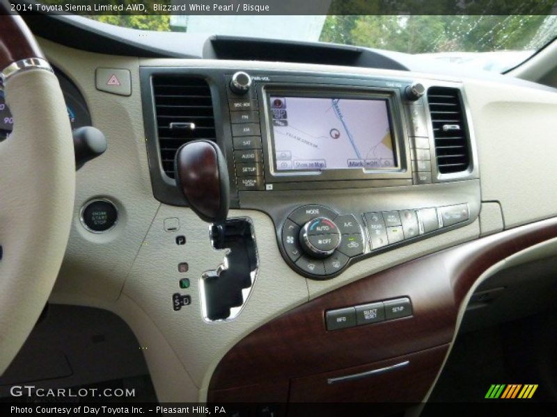 Dashboard of 2014 Sienna Limited AWD