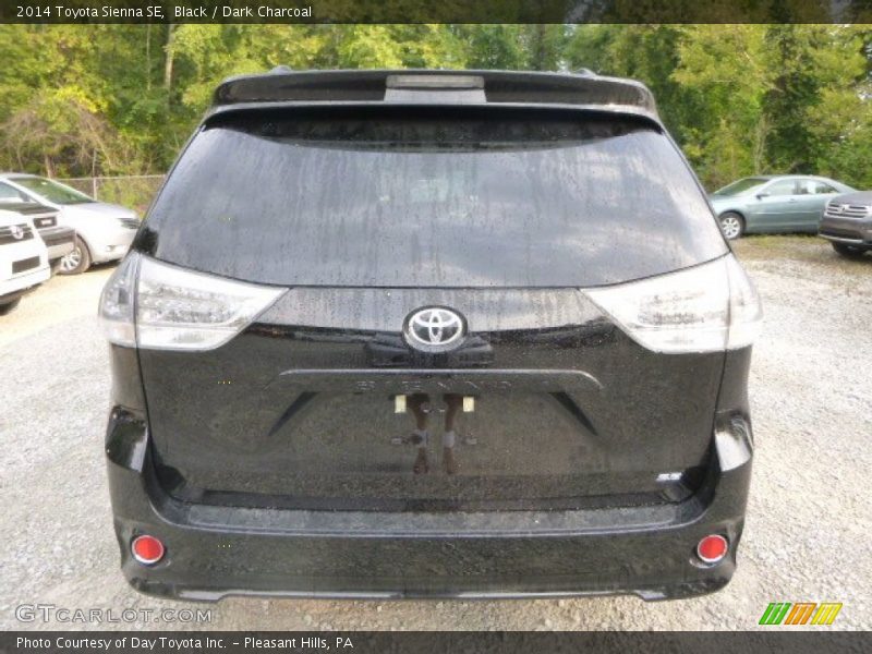 Black / Dark Charcoal 2014 Toyota Sienna SE