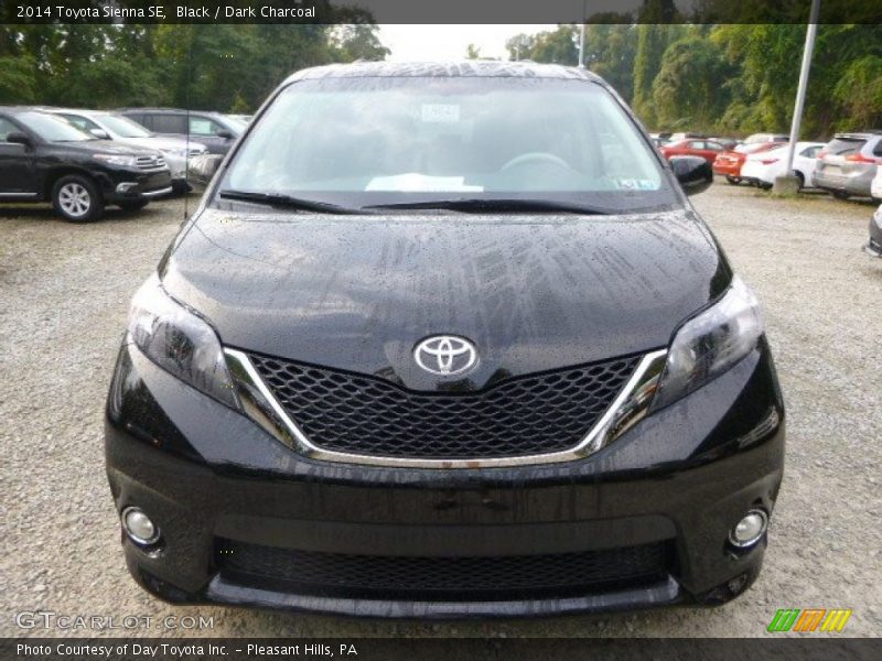 Black / Dark Charcoal 2014 Toyota Sienna SE