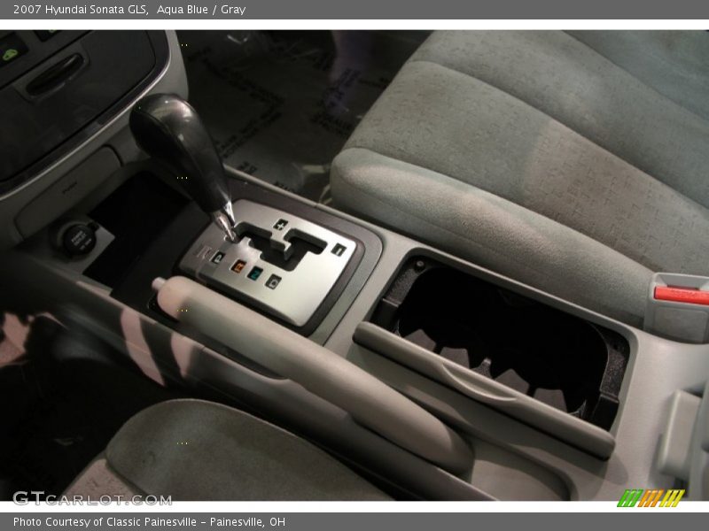 Aqua Blue / Gray 2007 Hyundai Sonata GLS