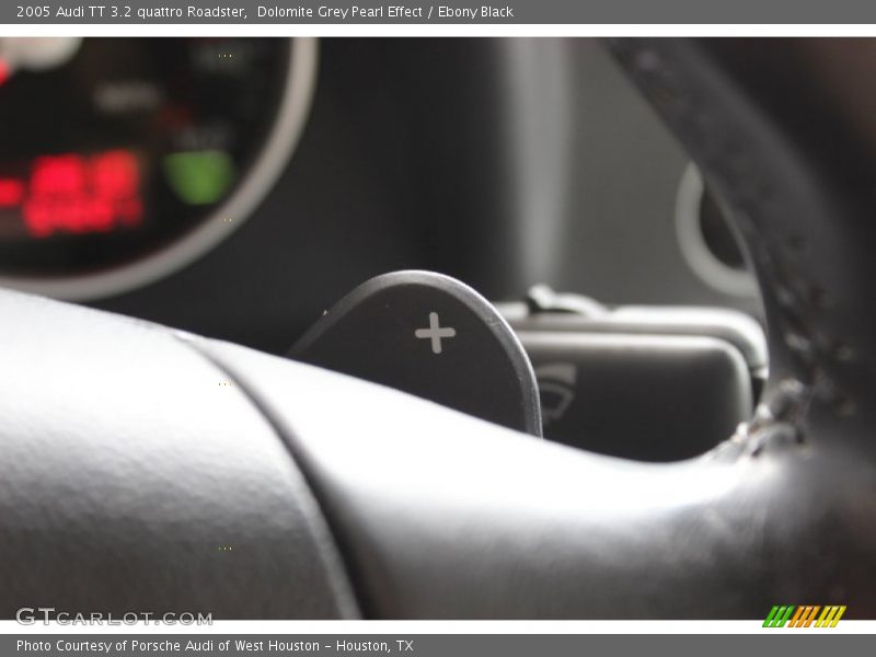 Dolomite Grey Pearl Effect / Ebony Black 2005 Audi TT 3.2 quattro Roadster