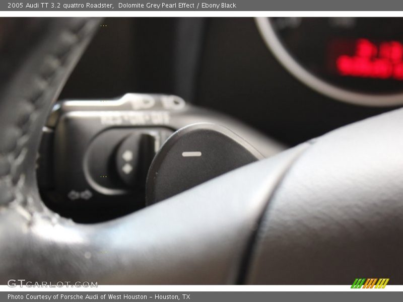 Dolomite Grey Pearl Effect / Ebony Black 2005 Audi TT 3.2 quattro Roadster