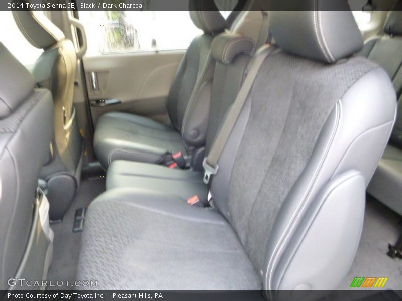 Black / Dark Charcoal 2014 Toyota Sienna SE