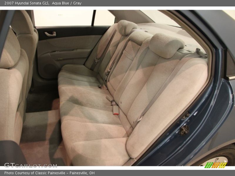 Aqua Blue / Gray 2007 Hyundai Sonata GLS