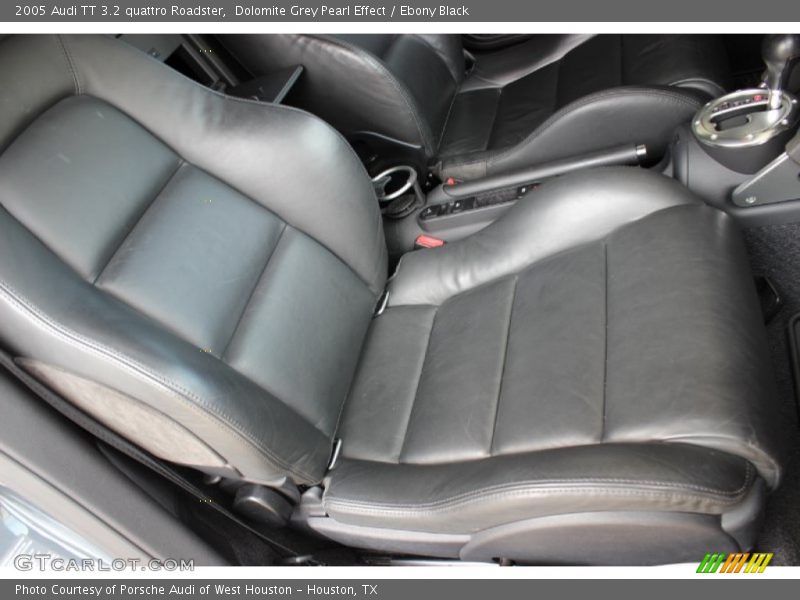 Dolomite Grey Pearl Effect / Ebony Black 2005 Audi TT 3.2 quattro Roadster