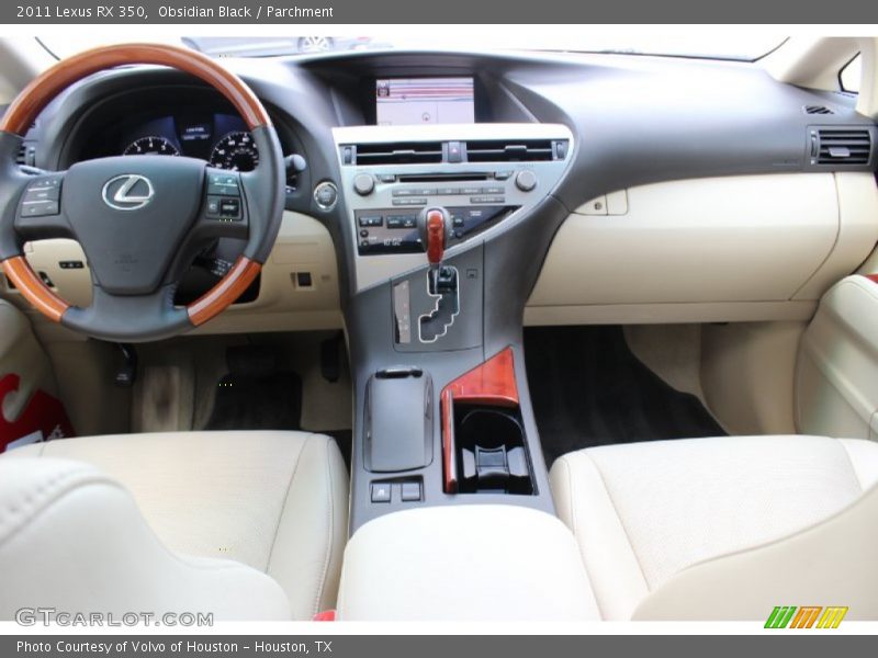 Obsidian Black / Parchment 2011 Lexus RX 350