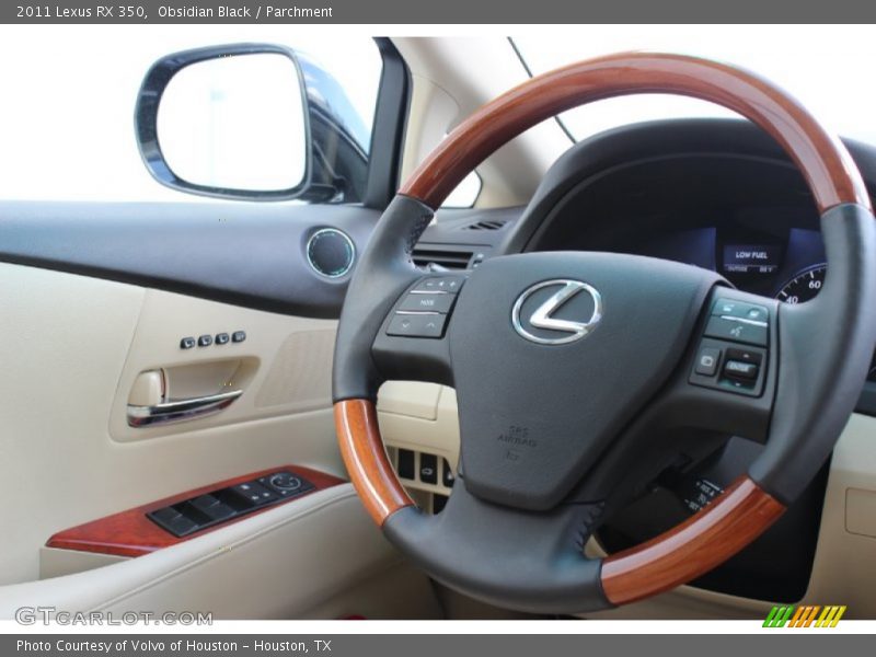 Obsidian Black / Parchment 2011 Lexus RX 350