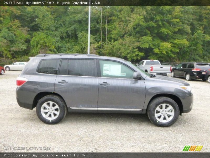 Magnetic Gray Metallic / Ash 2013 Toyota Highlander SE 4WD