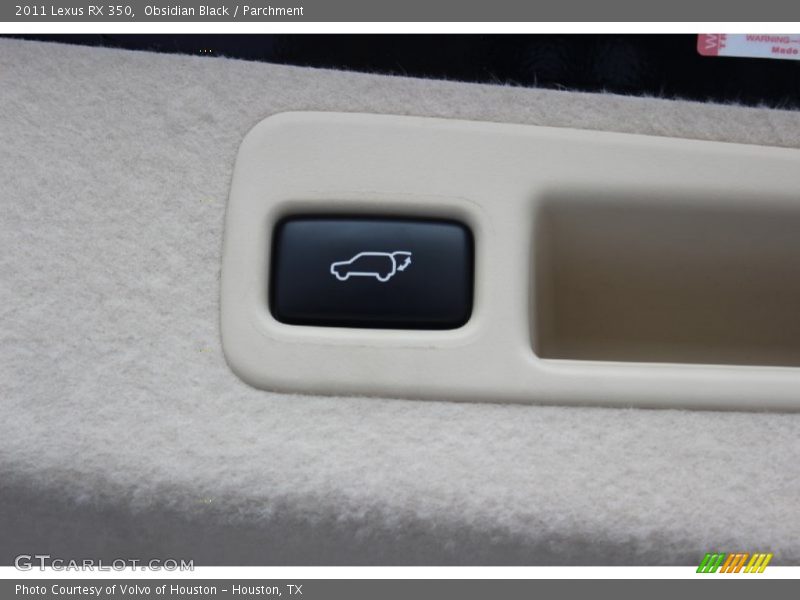Obsidian Black / Parchment 2011 Lexus RX 350