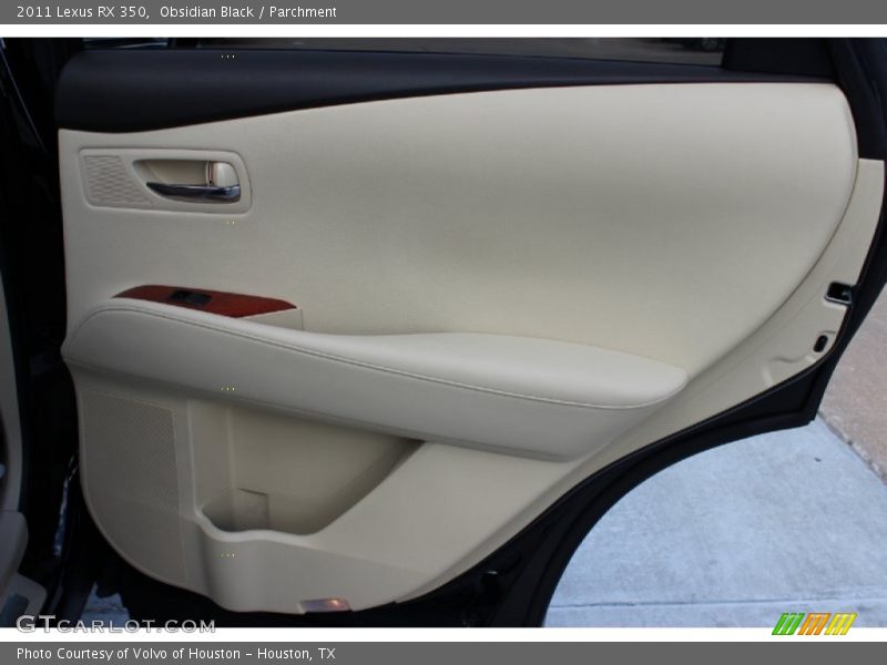 Obsidian Black / Parchment 2011 Lexus RX 350
