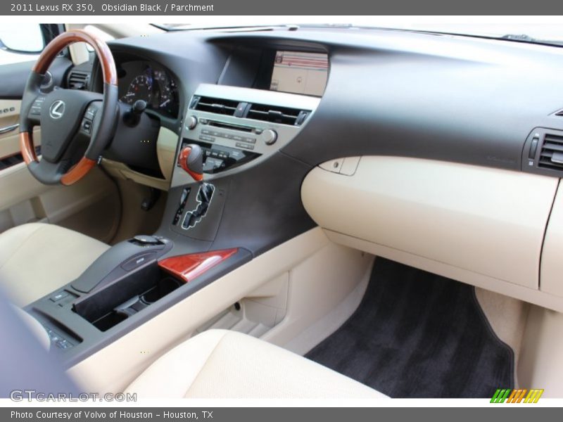Obsidian Black / Parchment 2011 Lexus RX 350